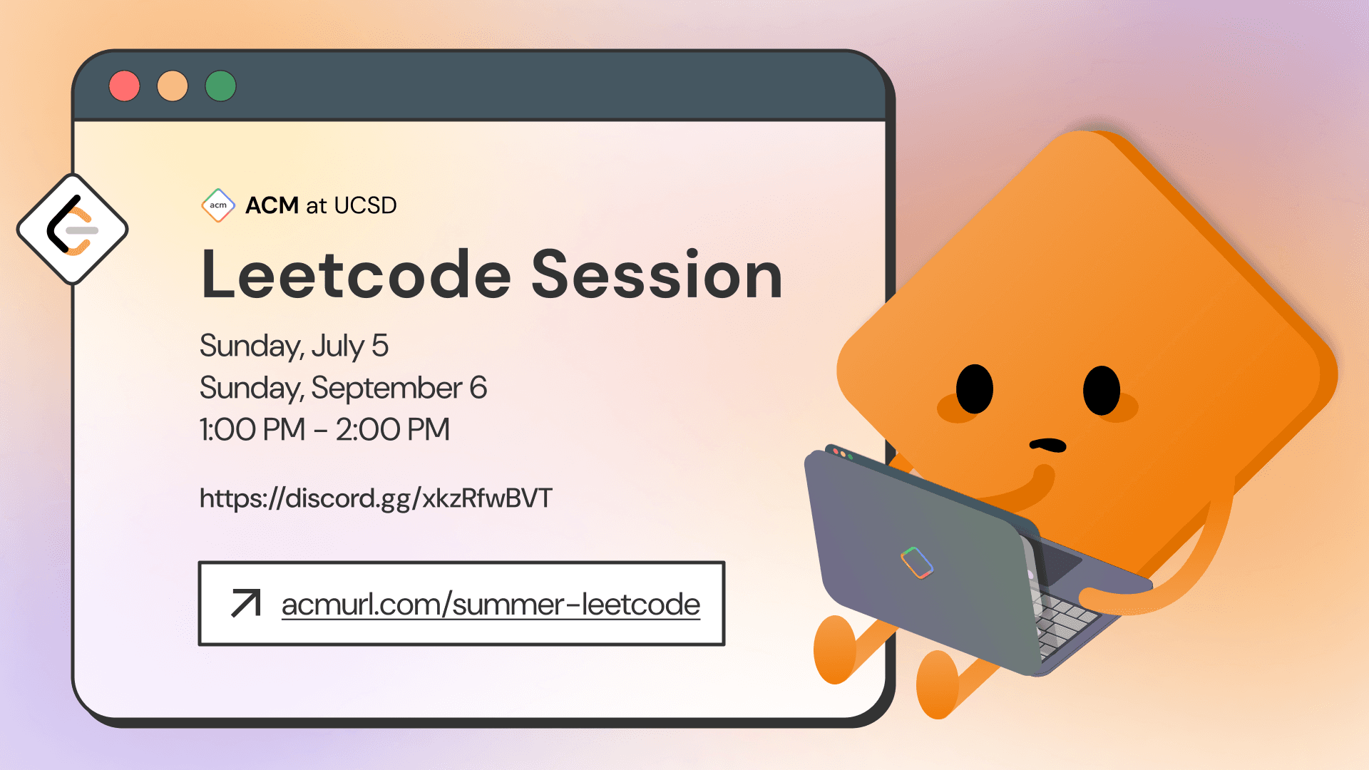 Summer Leetcode Sessions cover image