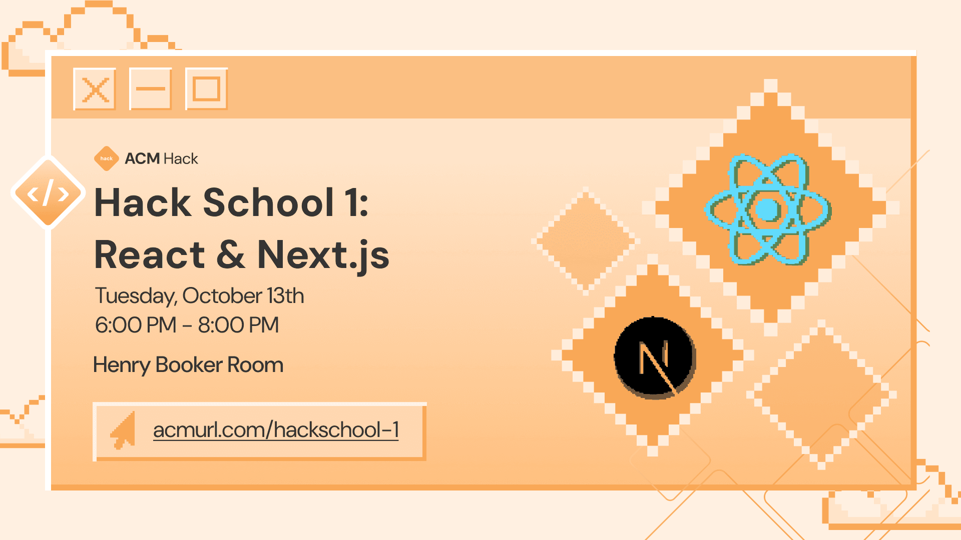 Hack School 1: React.js & Next.js cover image