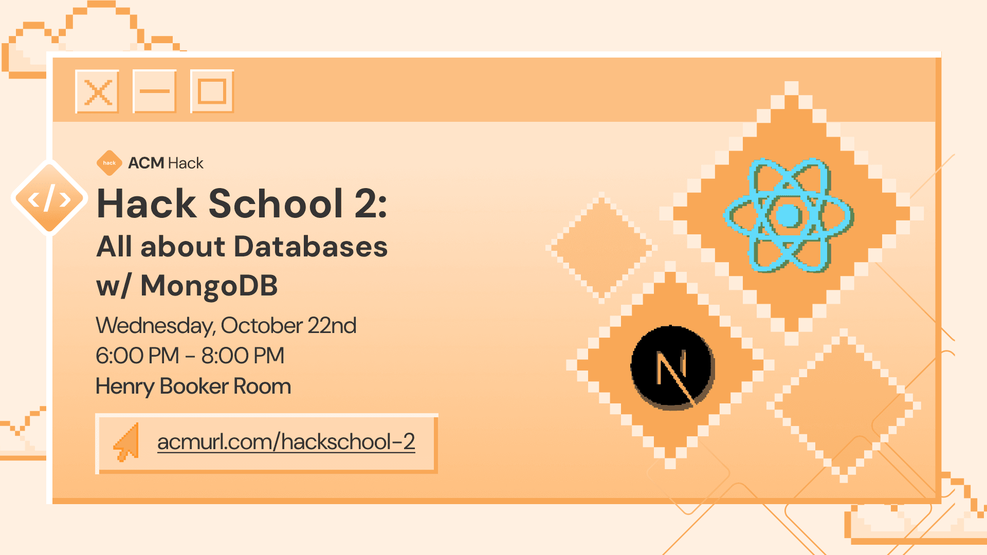 Hack School 2: Queries and Databases with MongoDB cover image