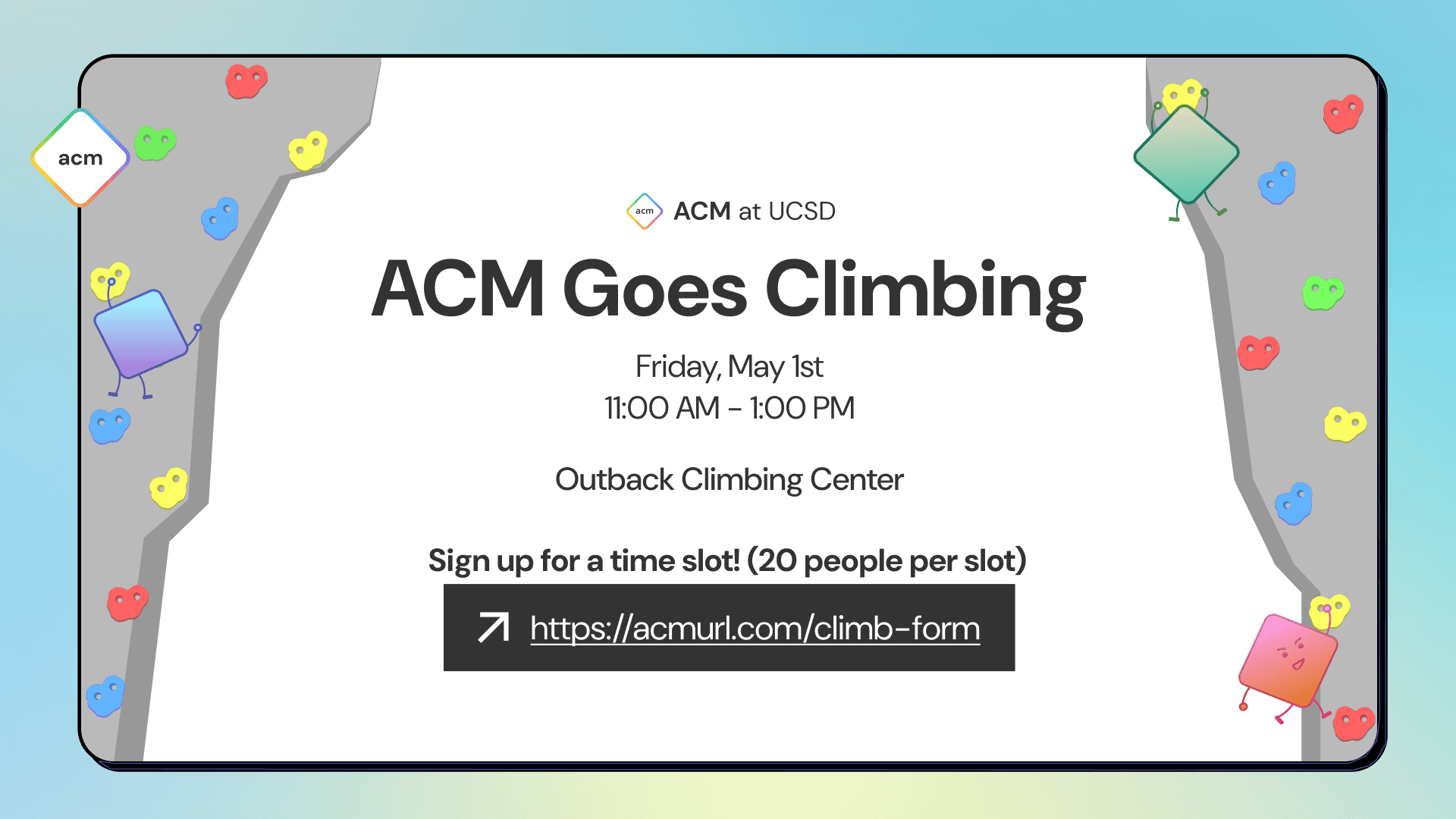 ACM Goes Climbing cover image