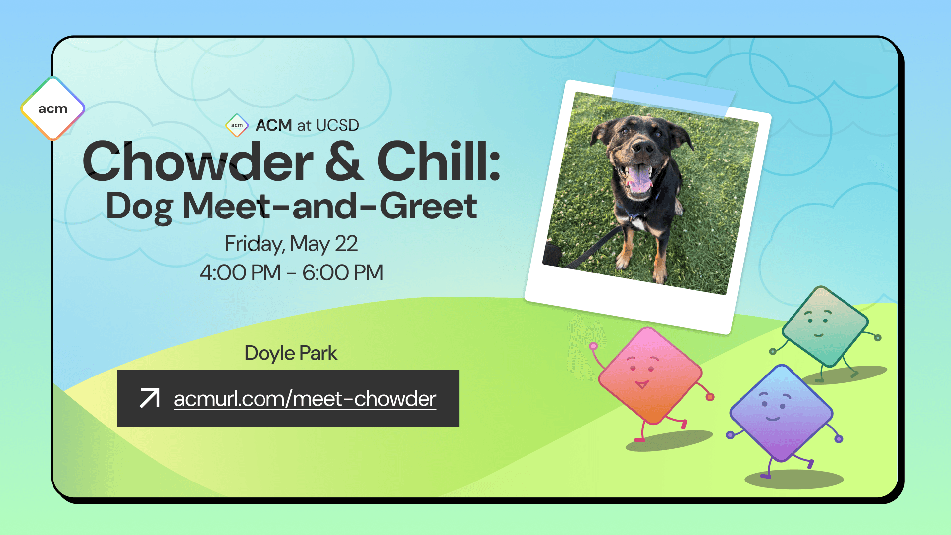 Chowder & Chill: Dogs Meet-and-Greet at Doyle Park cover image