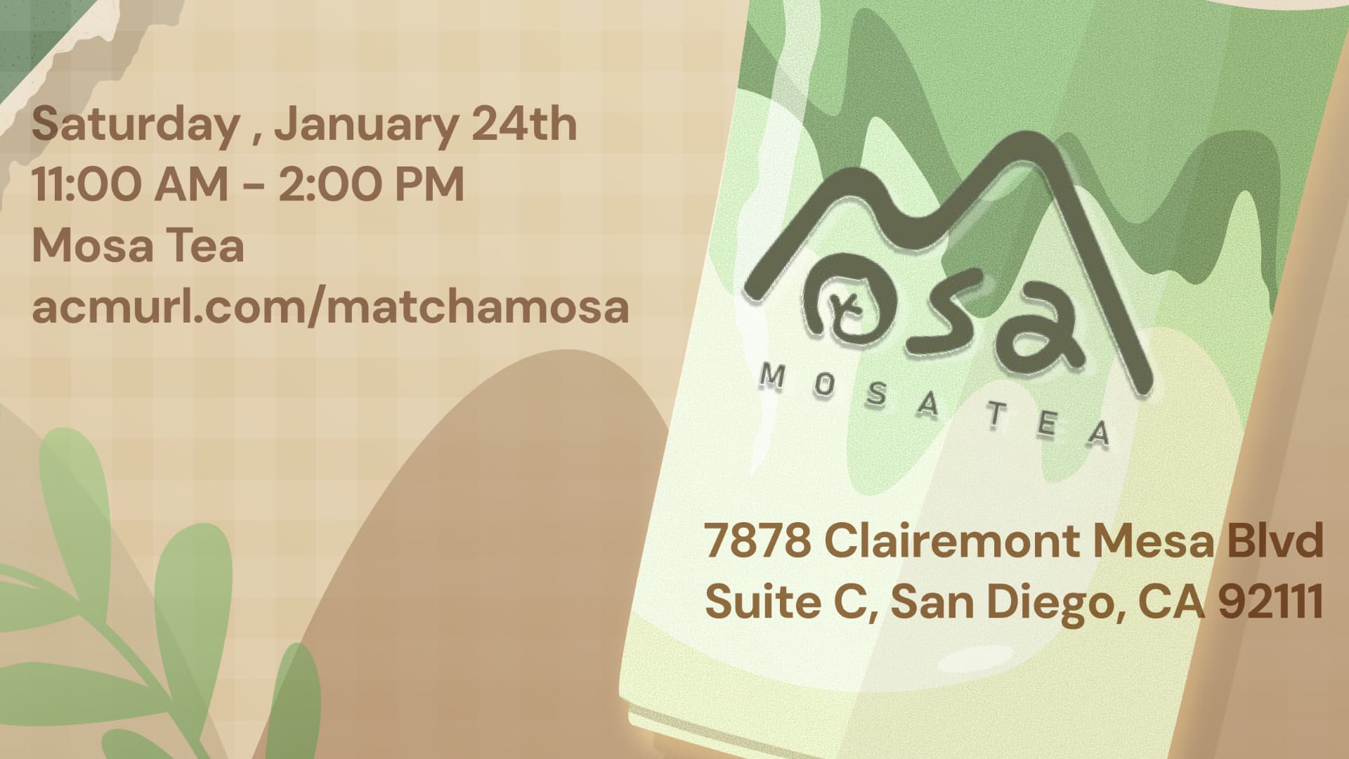 Matcha w/ ACM UCSD & SDSU cover image